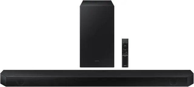Alt view image 3 of 17 - Samsung - HW-Q600B 3.1.2ch Soundbar with Dolby Atmos / DTS:X - Black