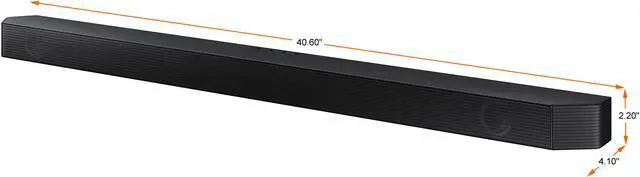Alt view image 10 of 17 - Samsung - HW-Q600B 3.1.2ch Soundbar with Dolby Atmos / DTS:X - Black