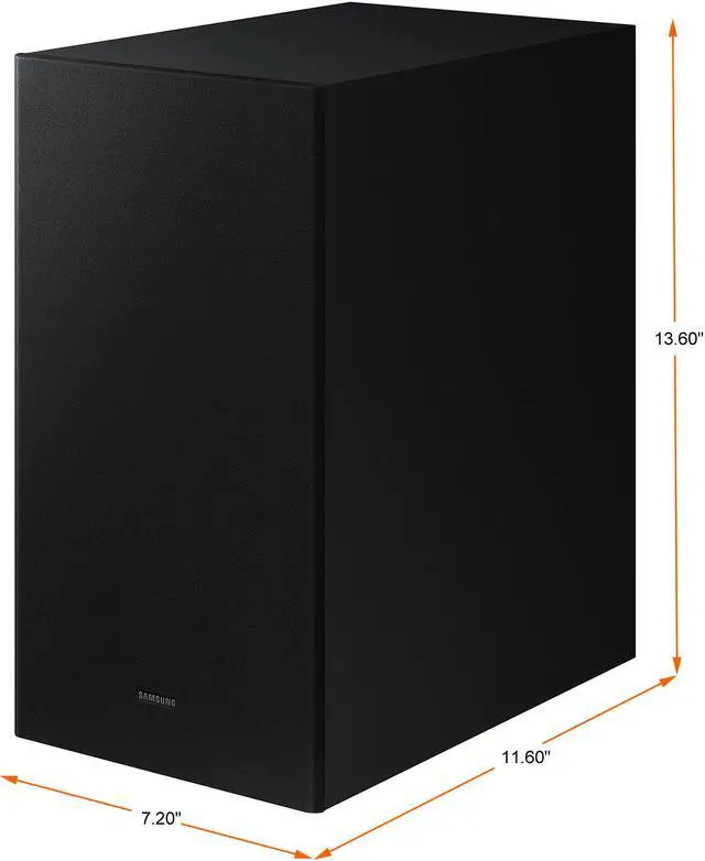 Alt view image 5 of 17 - Samsung - HW-B550/ZA 2.1ch Soundbar with Dolby Audio / DTS Virtual:X - Black
