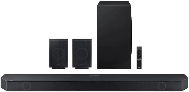 Main image of Samsung Q-series 11.1.4 ch. Wireless Dolby ATMOS Soundbar + Rear Speakers w/ Q-Symphony / HW-Q990C (2023)
