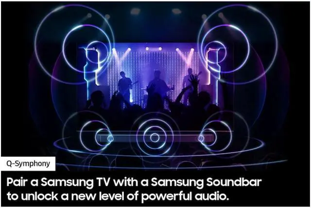 Alt view image 4 of 9 - Samsung Q-series 5.1.2 ch. Wireless Dolby ATMOS Soundbar w/ Q-Symphony (HW-Q800D)