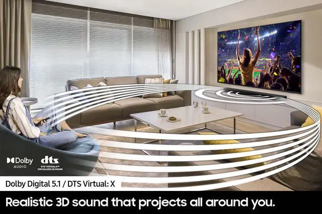 Alt view image 7 of 11 - Samsung B-series 5.1ch. DTS Virtual:X Soundbar w/Bass Boost ( HW-B750D)