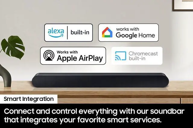 Alt view image 7 of 7 - Samsung S-series All-in-one 5.0ch. Wireless Dolby ATMOS Soundbar w/ Q-Symphony (HW-S60D/ZA)
