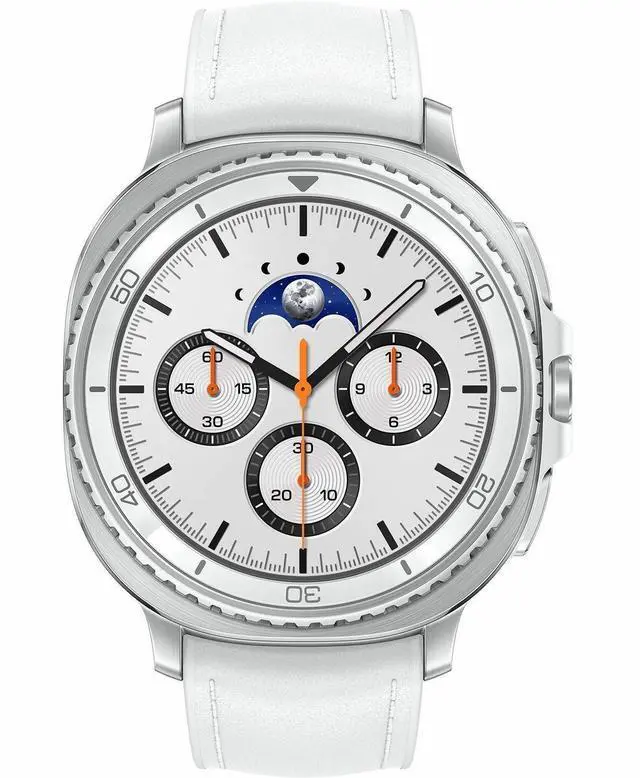 Main image of Samsung Galaxy Watch8 Classic Bluetooth / Wifi, 46mm, Hybrid Band, White | SM-L500NZWAXAA