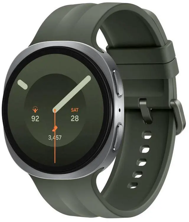 Alt view image 4 of 5 - Samsung Galaxy Watch9 44mm WiFi, Bluetooth, Silver Smartwatch with AI Assistance, Sleep, Heart and Fitness Tracking SM-L350NZSAXAA
