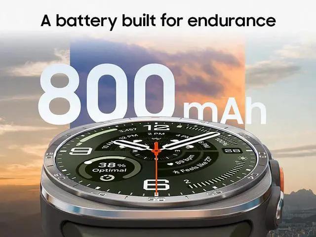 Alt view image 4 of 6 - Samsung Galaxy Watch Ultra2 47mm Titanium Silver LTE Smartwatch with AI Assistance, Trail Guidance, Health Tracking and Dive-Ready Durability SM-L715UZSAXAA