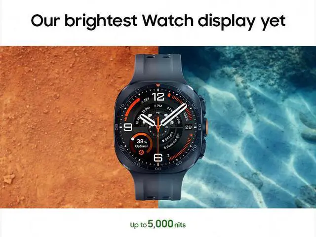 Alt view image 6 of 6 - Samsung Galaxy Watch Ultra2 47mm Titanium Silver LTE Smartwatch with AI Assistance, Trail Guidance, Health Tracking and Dive-Ready Durability SM-L715UZSAXAA