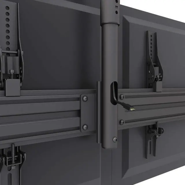 Alt view image 7 of 7 - Kanto MENUBOARD CEILING MOUNT SYSTEM MNTFOR DIGITAL SIGNAGE 4 SCREENS