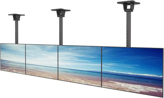 Alt view image 5 of 7 - Kanto MENUBOARD CEILING MOUNT SYSTEM MNTFOR DIGITAL SIGNAGE 4 SCREENS