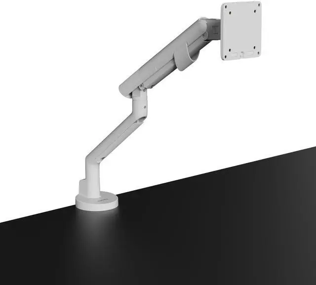 Main image of Kanto DM1W desktop Monitor Arm - Mech. Spring - Single Arm for 17- 40 Displays up to 22 lbs. - White