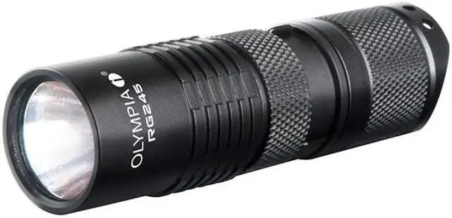 Alt view image 2 of 2 - Olympia RG245 High-Performance Rugged Flashlight - Black