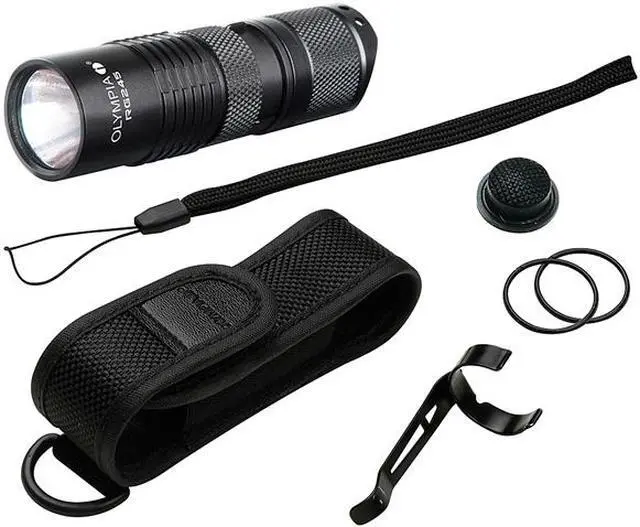 Main image of Olympia RG245 High-Performance Rugged Flashlight - Black