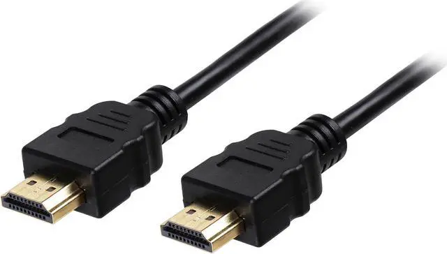 Main image of Link Depot HS-6-2P 6 ft. Black HDMI High Speed Cable with Ethernet - Type A to Type A Male to Male - 2-pack