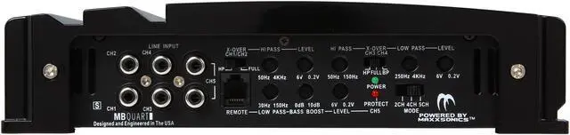 Alt view image 4 of 7 - MB Quart OA1100.5 Onyx Series 1000W 5-Channel Amplifier