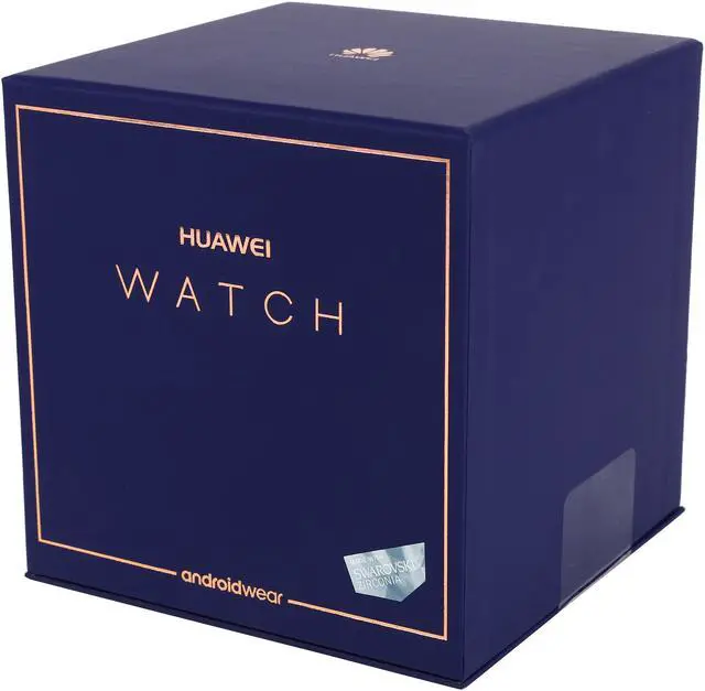 Alt view image 8 of 8 - Huawei Smart Watch Jewel with Sapphire Blue Italian Leather Strap Model 55021121