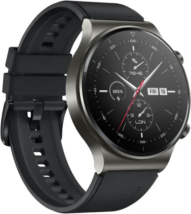 Alt view image 4 of 9 - HUAWEI WATCH GT 2 Pro 46mm Night Black, GPS, SpO2, 2-week Battery, Bluetooth Calling, Ski/Golf Modes (Canada Warranty)
