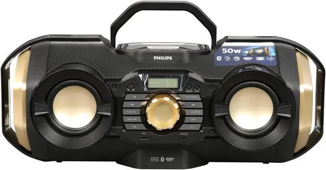 Alt view image 2 of 6 - Philips CD Soundmachine - Bluetooth 50W Dynamic Light PX840T/37