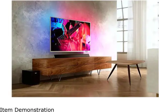 Alt view image 6 of 7 - Philips TAB5305/37 2.1 CH Sound Bar Speaker with Wireless Subwoofer