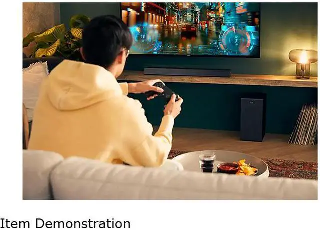 Alt view image 7 of 12 - PHILIPS 2.1 CH Wireless Subwoofer HDMI Arc Dolby Audio 300 W Sound Bar Speaker - Black