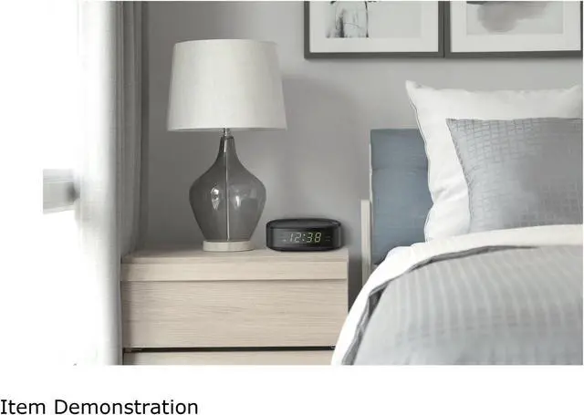 Alt view image 5 of 5 - Philips R3205 Alarm Clock Radio Digital FM Radio Dual Alarms