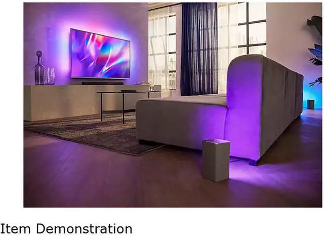 Alt view image 9 of 10 - Philips Soundbar 2.1 with Wireless Subwoofer