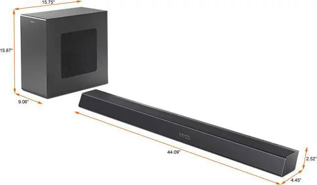 Alt view image 3 of 11 - Philips Soundbar 3.1.2 with Wireless Subwoofer