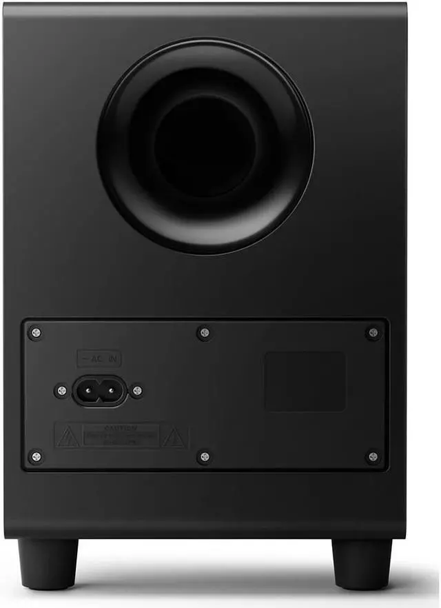 Alt view image 3 of 5 - Philips B5306 2.1 Soundbar Speaker with Wireless Subwoofer, Remote Control, Bluetooth Streaming and HDMI ARC (TAB5306) with Roku TV Ready