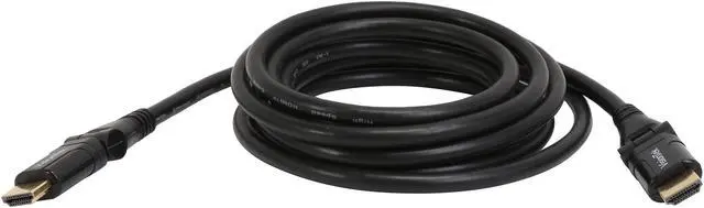 Alt view image 3 of 4 - VisionTek 900750 10 ft. Black HDMI Pivot Cable 10 ft (M/M) Male to Male