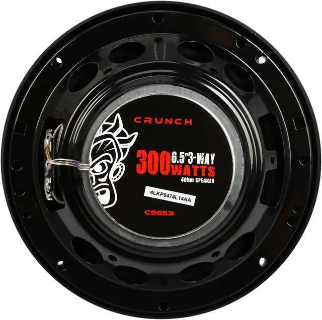 Alt view image 4 of 6 - Crunch CS653 6.5" 300 Watts Peak Power Speakers