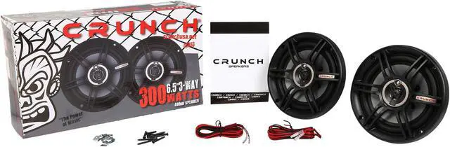Alt view image 6 of 6 - Crunch CS653 6.5" 300 Watts Peak Power Speakers