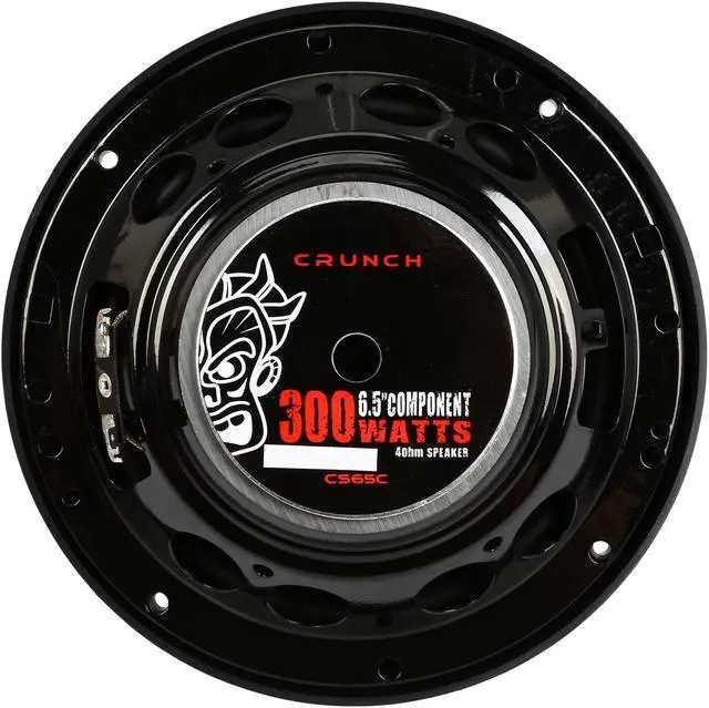 Alt view image 4 of 10 - Crunch 300W Full Range 2 Way 4 Ohm Component Car Audio 6.5" Speaker Pair | CS65C