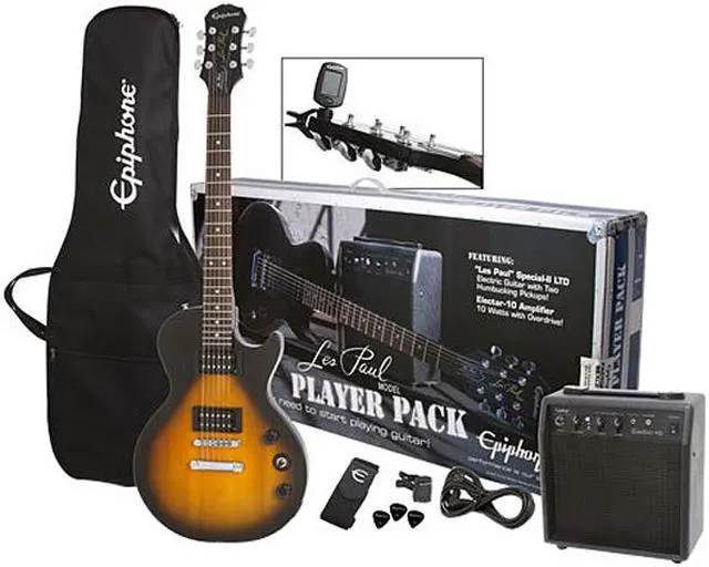 Main image of Epiphone Les Paul Special II Player Pack Electric Guitar Package-Vintage Sunburst