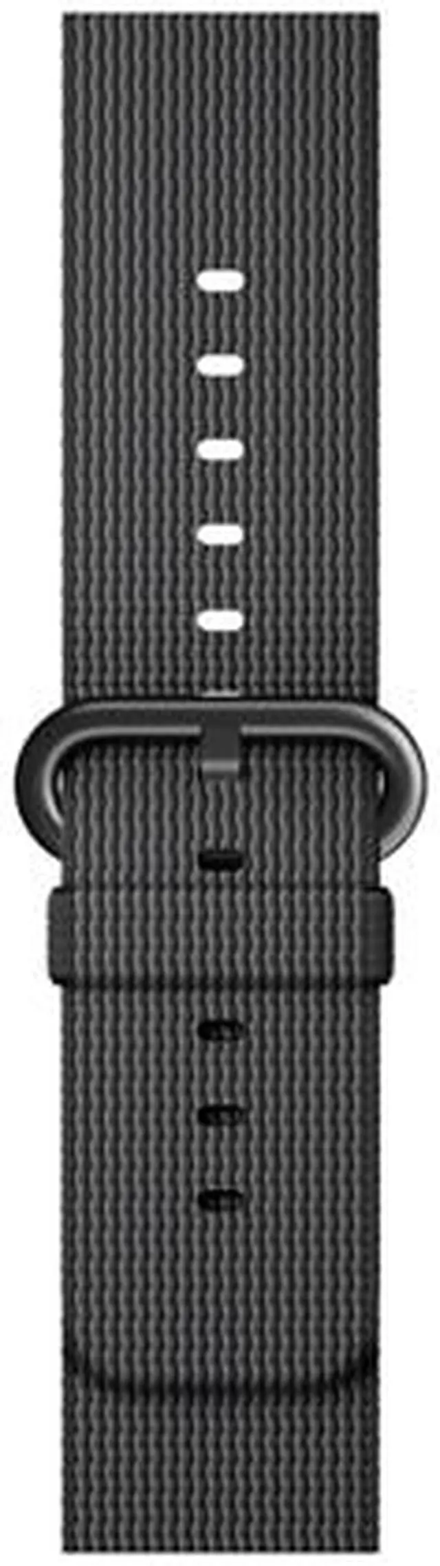 Alt view image 4 of 4 - Apple 42mm Black Woven Nylon Band for Apple watch 42mm Model MM9Y2AM/A