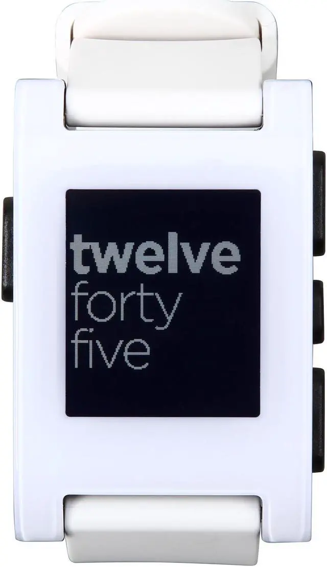 Alt view image 2 of 6 - Pebble Smart Watch for iPhone and Android Devices (White)