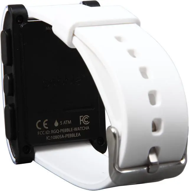 Alt view image 4 of 6 - Pebble Smart Watch for iPhone and Android Devices (White)