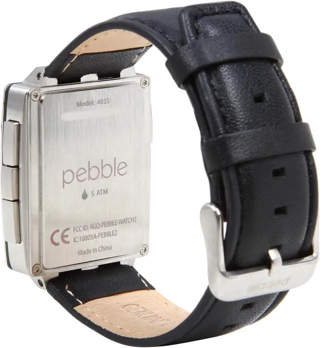 Alt view image 9 of 11 - Pebble Steel Smart Watch for iPhone and Android Devices (Brushed Stainless)