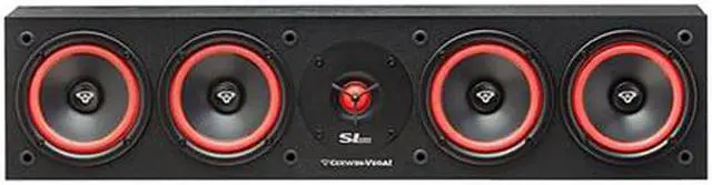 Alt view image 2 of 2 - CERWIN-VEGA CWV SL45C Quad 2-Way Center Field Home Audio Speaker