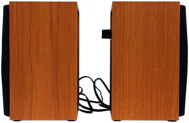 Alt view image 3 of 3 - Genius 31731063101 SP HF160 4W Speakers Wood