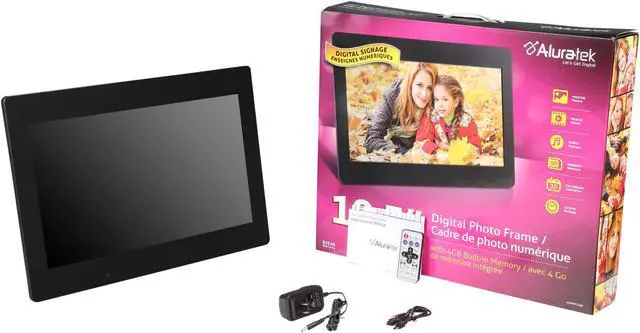 Alt view image 8 of 8 - Aluratek ADMPF118F 18.5" 1366 x 768 Digital Photo Frame
