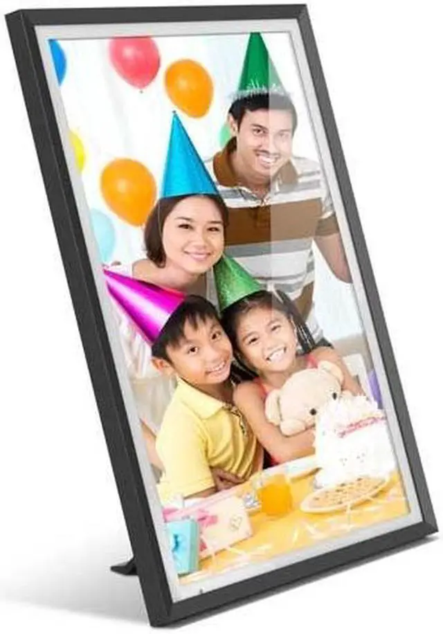Alt view image 3 of 6 - Aluratek Dual-band 2.4Ghz, 5Ghz WiFi 13.5" Touchscreen Digital Photo Frame with 3K Resolution AWS13F