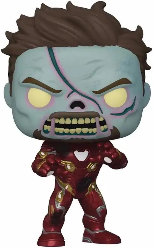 Main image of Funko 57379 Marvel: What If? Zombie Iron Man Toys - Action Figures