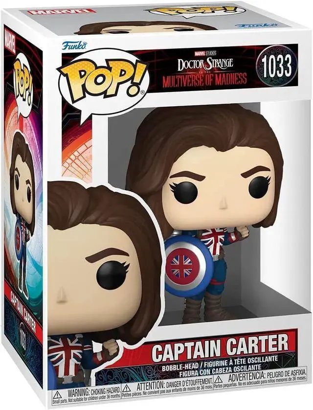 Alt view image 2 of 2 - Funko 62408 Pop! Marvel: Doctor Strange Multiverse of Madness - Captain Carter
