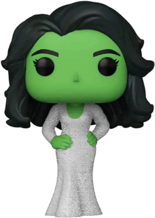 Main image of Funko Pop! Marvel: She-Hulk - She-Hulk in Gala Dress with Glitter 64197