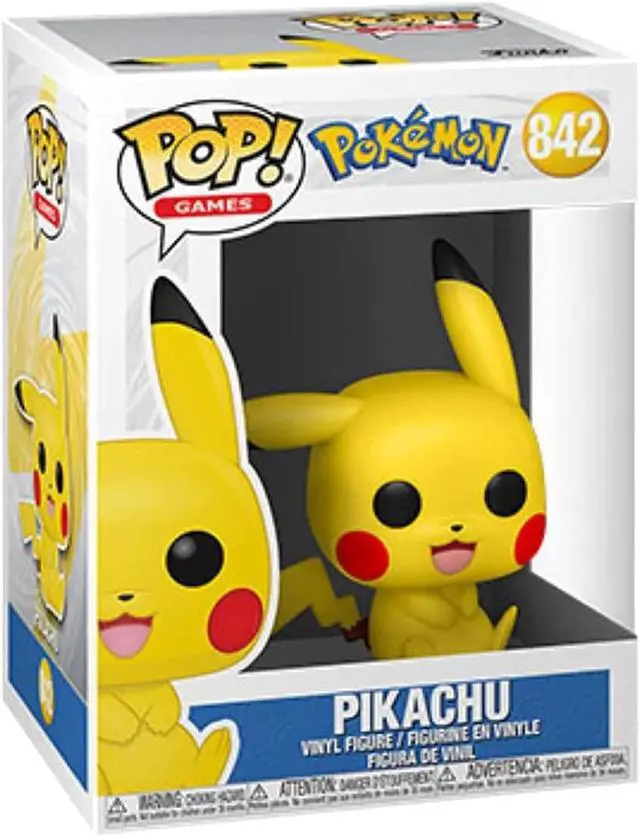 Alt view image 2 of 2 - Pop! Games: Pokemon - Pikachu (Sitting) 56307