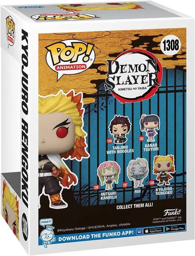 Alt view image 3 of 3 - Funko Pop! Animation: Demon Slayer - Kyojuro Rengoku 65623