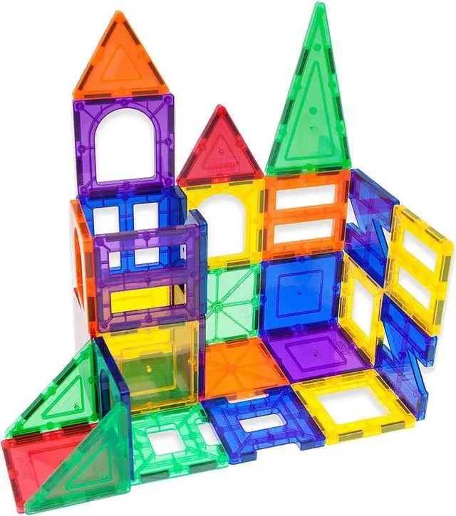Alt view image 2 of 7 - PicassoTiles PT42 Designer Artistry Kit 42pcs Set Magnet Building Tiles Clear Color Magnetic 3D Building Block - Creativity Beyond Imagination! Educational, Inspirational, Conventional, Recreational