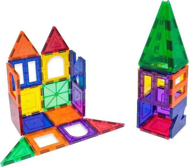 Alt view image 5 of 7 - PicassoTiles PT42 Designer Artistry Kit 42pcs Set Magnet Building Tiles Clear Color Magnetic 3D Building Block - Creativity Beyond Imagination! Educational, Inspirational, Conventional, Recreational