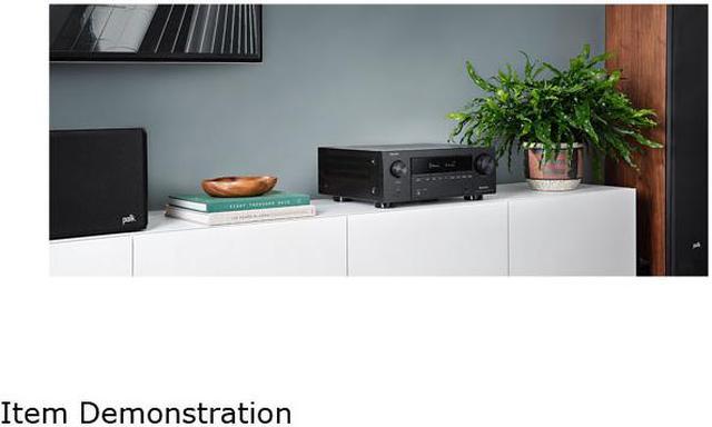 Alt view image 5 of 6 - Denon - AVR-X3700H 8K Ultra HD 9.2 Channel (105 Watt X 9) AV Receiver - 3D Audio & Video, Built for Gaming - Black