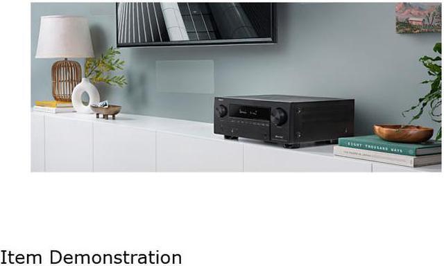 Alt view image 6 of 6 - Denon - AVR-X3700H 8K Ultra HD 9.2 Channel (105 Watt X 9) AV Receiver - 3D Audio & Video, Built for Gaming - Black