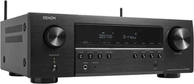 Alt view image 3 of 4 - Denon - AVR-S660H 5.2 Ch AVR, Advanced 8K Upscaling, 3D Audio - Dolby TrueHD, DTS:HD Master, Amazon Alexa - Black